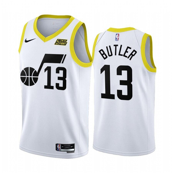 Men's Utah Jazz #13 Jared Butler 2022 23 White Association Edition Stitched Basketball Jersey Men's Utah Jazz #13 Jared Butler 2022 23 White Association Edition Stitched Basketball Jersey