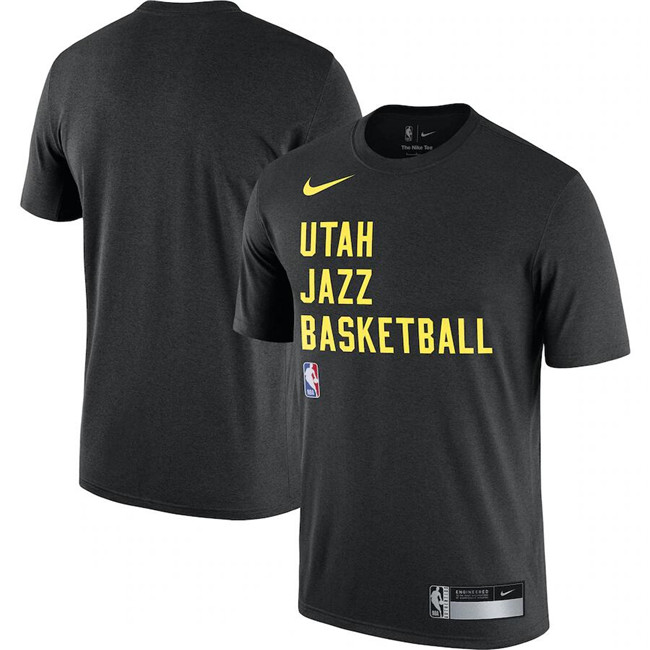 Men's Utah Jazz Black 2023 24 Sideline Legend Performance Practice T-Shirt Men's Utah Jazz Black 2023 24 Sideline Legend Performance Practice T-Shirt
