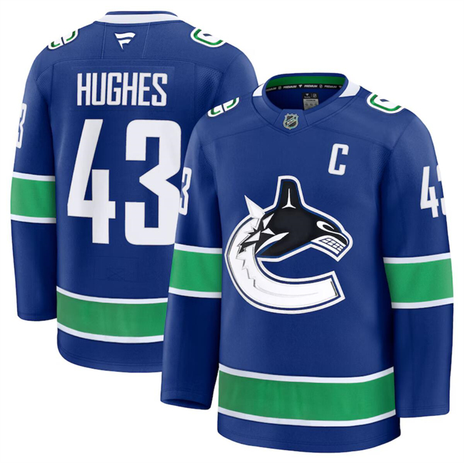 Men's Vancouver Canucks Active Player Custom Blue 2024-25 Home Stitched Hockey Jersey Men's Vancouver Canucks Active Player Custom Blue 2024-25 Home Stitched Hockey Jersey