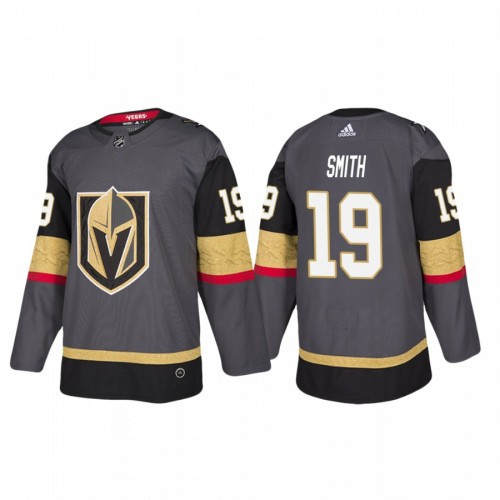 Men's Vegas Golden Knights #19 Reilly Smith Player Gray Jersey