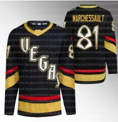 Men's Vegas Golden Knights #81 Jonathan Marchessault Black 2022-23 Reverse Retro Stitched Jersey Men's Vegas Golden Knights #81 Jonathan Marchessault Black 2022-23 Reverse Retro Stitched Jersey