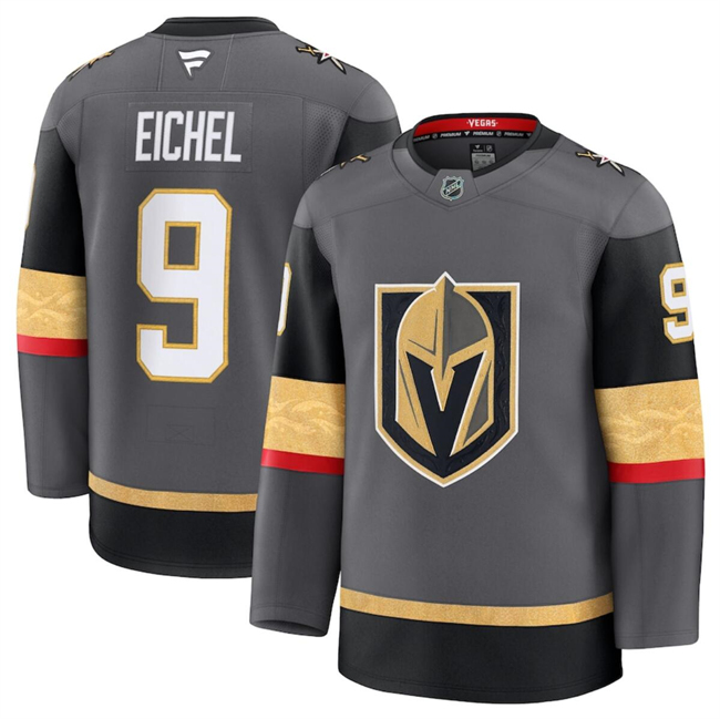 Men's Vegas Golden Knights Active Player Custom Grey 2024-25 Alternate Stitched Hockey Jersey Men's Vegas Golden Knights Active Player Custom Grey 2024-25 Alternate Stitched Hockey Jersey