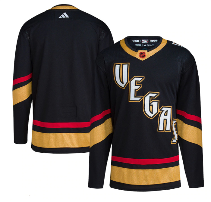 Men's Vegas Golden Knights Blank Black 2022-23 Reverse Retro Stitched Jersey Men's Vegas Golden Knights Blank Black 2022-23 Reverse Retro Stitched Jersey