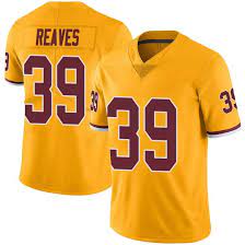 Men's Washington #39 Jeremy Reaves Limited Vapor Untouchable Gold Jersey Men's Washington #39 Jeremy Reaves Limited Vapor Untouchable Gold Jersey