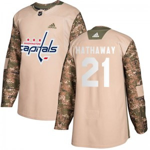 Men's Washington Capitals #21 Garnet Hathaway Adidas Authentic Veterans Day Practice Jersey - Camo Men's Washington Capitals #21 Garnet Hathaway Adidas Authentic Veterans Day Practice Jersey - Camo