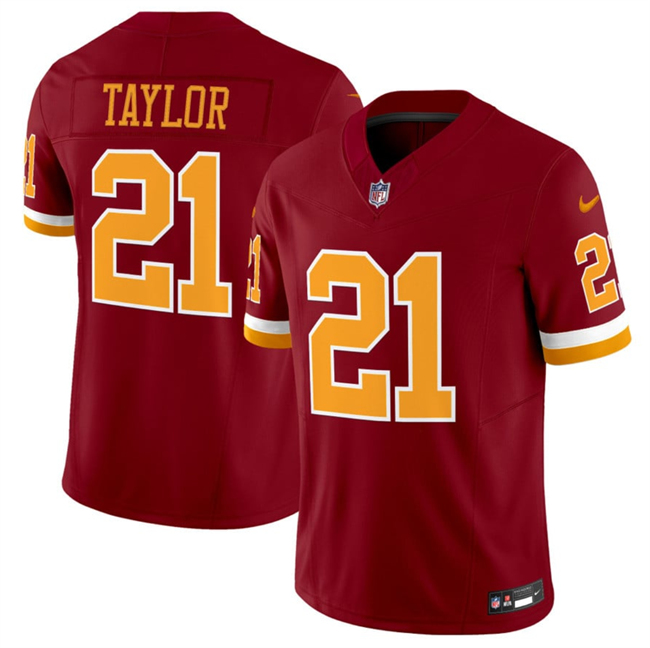 Men's Washington Commanders #21 Sean Taylor Burgundy 2025 F.U.S.E. Throwback Limited Stitched Football Jersey Men's Washington Commanders #21 Sean Taylor Burgundy 2025 F.U.S.E. Throwback Limited Stitched Football Jersey