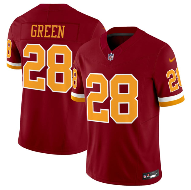 Men's Washington Commanders #28 Darrell Green Burgundy 2025 F.U.S.E. Throwback Limited Stitched Football Jersey Men's Washington Commanders #28 Darrell Green Burgundy 2025 F.U.S.E. Throwback Limited Stitched Football Jersey