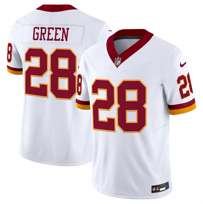 Men's Washington Commanders #28 Darrell Green White 2025 F.U.S.E. Throwback Vapor Limited Stitched Football Jersey Men's Washington Commanders #28 Darrell Green White 2025 F.U.S.E. Throwback Vapor Limited Stitched Football Jersey