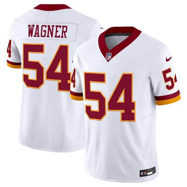 Men's Washington Commanders #54 Bobby Wagner White 2025 F.U.S.E. Throwback Vapor Limited Stitched Football Jersey Men's Washington Commanders #54 Bobby Wagner White 2025 F.U.S.E. Throwback Vapor Limited Stitched Football Jersey