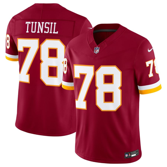 Men's Washington Commanders #78 Laremy Tunsil Burgundy 2026 F.U.S.E. Vapor Limited Stitched Football Jersey Men's Washington Commanders #78 Laremy Tunsil Burgundy 2026 F.U.S.E. Vapor Limited Stitched Football Jersey