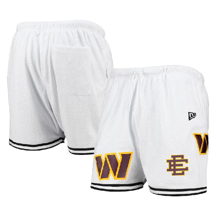 Men's Washington Commanders Pro White Red Shorts Men's Washington Commanders Pro White Red Shorts
