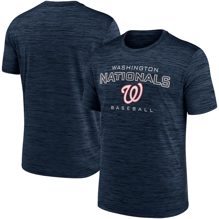 Men's Washington Nationals Navy Velocity Practice Performance T-Shirt Men's Washington Nationals Navy Velocity Practice Performance T-Shirt