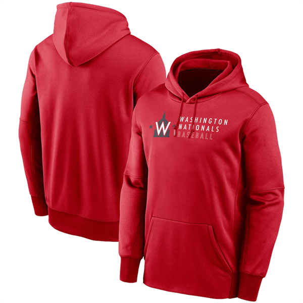 Men's Washington Nationals Red Hoodie Men's Washington Nationals Red Hoodie