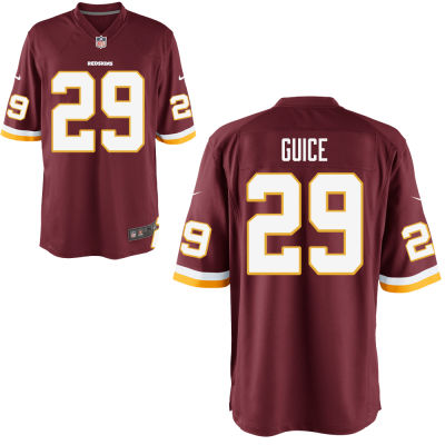 Men's Washington Redskins #29 Guice Red Elite Jersey Men's Washington Redskins #29 Guice Red Elite Jersey