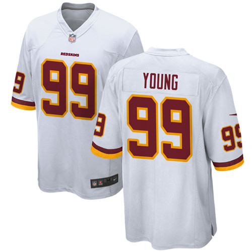 Men's Washington Redskins #99 Chase Young White 2020 NFL Draft First Round Pick vapor Limited Jersey Men's Washington Redskins #99 Chase Young White 2020 NFL Draft First Round Pick vapor Limited Jersey