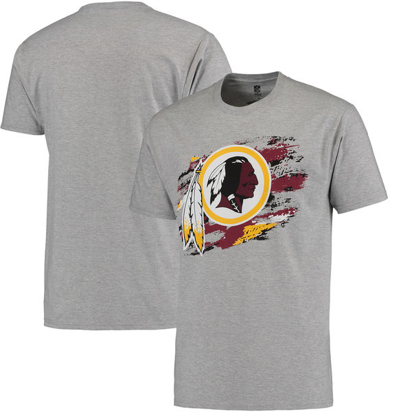Men's Washington Redskins NFL Pro Line True Color T-Shirt Heathered Gray Men's Washington Redskins NFL Pro Line True Color T-Shirt Heathered Gray