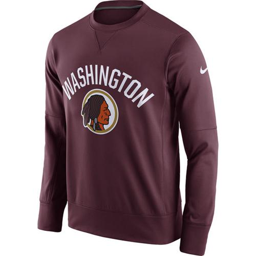 Men's Washington Redskins Nike Burgundy Circuit Alternate Sideline Performance Sweatshirt Men's Washington Redskins Nike Burgundy Circuit Alternate Sideline Performance Sweatshirt