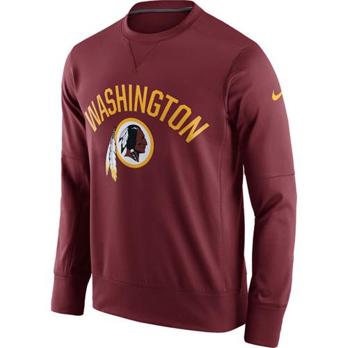 Men's Washington Redskins Nike Burgundy Sideline Circuit Performance Sweatshirt Men's Washington Redskins Nike Burgundy Sideline Circuit Performance Sweatshirt