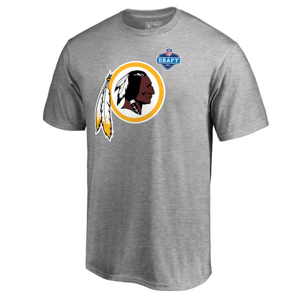 Men's Washington Redskins Pro Line by Fanatics Branded Heather Gray 2017 NFL Draft Athletic Heather T-Shirt Men's Washington Redskins Pro Line by Fanatics Branded Heather Gray 2017 NFL Draft Athletic Heather T-Shirt