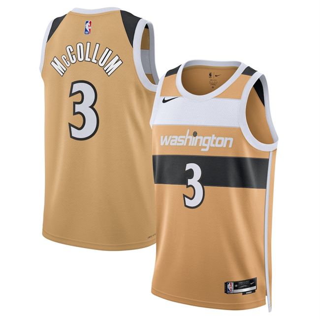 Men's Washington Wizards #12 Tre Johnson Gold 2025 26 City Edition Stitched Basketball Jersey Men's Washington Wizards #12 Tre Johnson Gold 2025 26 City Edition Stitched Basketball Jersey