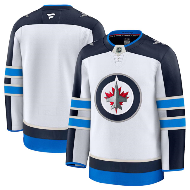 Men's Winnipeg Jets Blank White 2024-25 Away Stitched Hockey Jersey Men's Winnipeg Jets Blank White 2024-25 Away Stitched Hockey Jersey