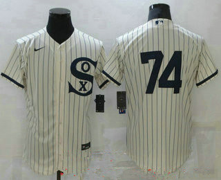 Men's chicago white sox #74 eloy jimenez 2021 cream navy field of dreams flex base stitched jersey Men's chicago white sox #74 eloy jimenez 2021 cream navy field of dreams flex base stitched jersey