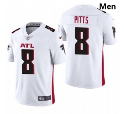 Men Atlanta Falcons #8 Kyle Pitts White 2021 Draft Jersey Men Atlanta Falcons #8 Kyle Pitts White 2021 Draft Jersey
