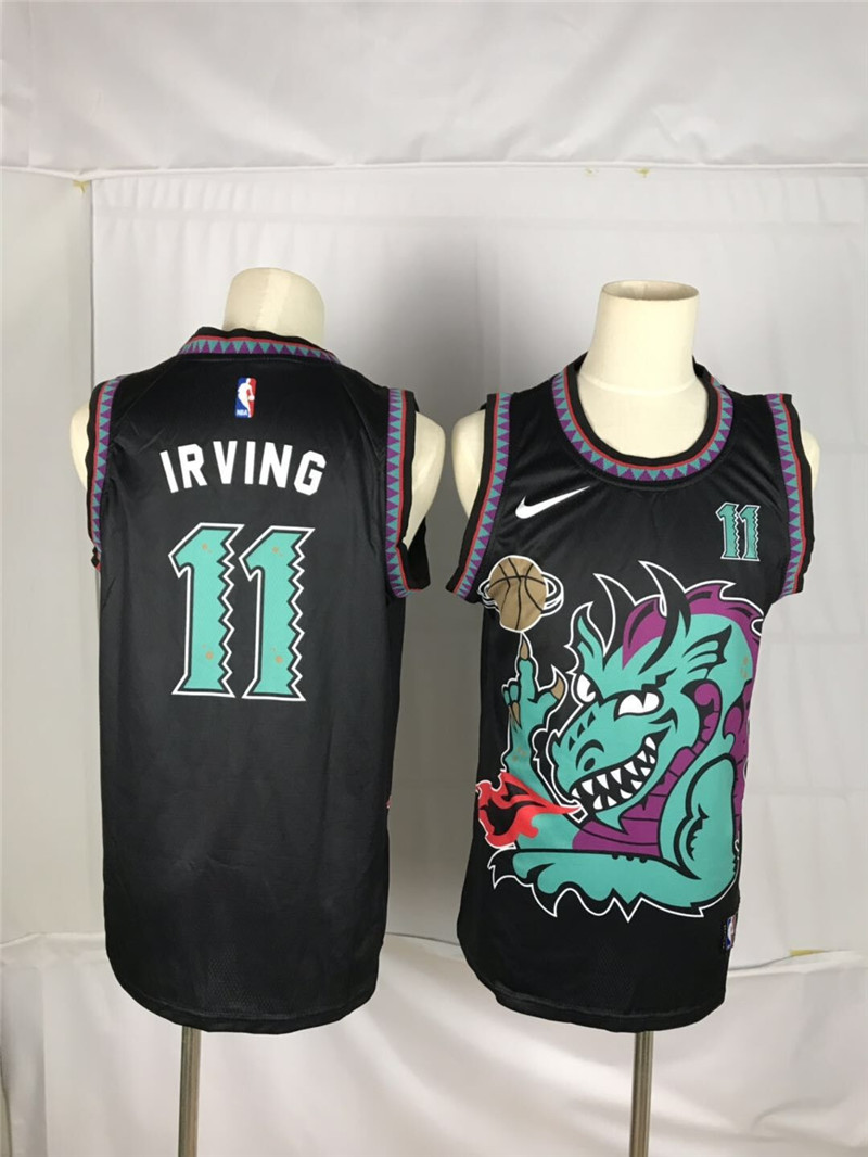 Men Brooklyn Nets 11 Irving Black dragon Nike 2021 Nike NBA Jersey Men Brooklyn Nets 11 Irving Black dragon Nike 2021 Nike NBA Jersey