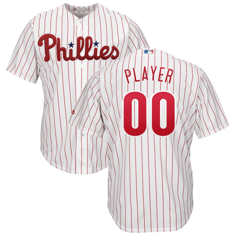 Men Custom Philadelphia Phillies Cool base White Jersey Men Custom Philadelphia Phillies Cool base White Jersey