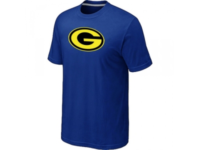 Men Green Bay Packers Neon Logo Charcoal Blue T-shirt Men Green Bay Packers Neon Logo Charcoal Blue T-shirt