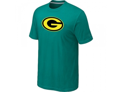 Men Green Bay Packers Neon Logo Charcoal Green T-shirt Men Green Bay Packers Neon Logo Charcoal Green T-shirt