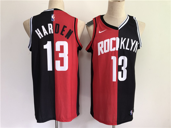 Men Houston Rockets 13 Harden 2021 past and present red black rockets MVP Nike NBA Jersey Men Houston Rockets 13 Harden 2021 past and present red black rockets MVP Nike NBA Jersey