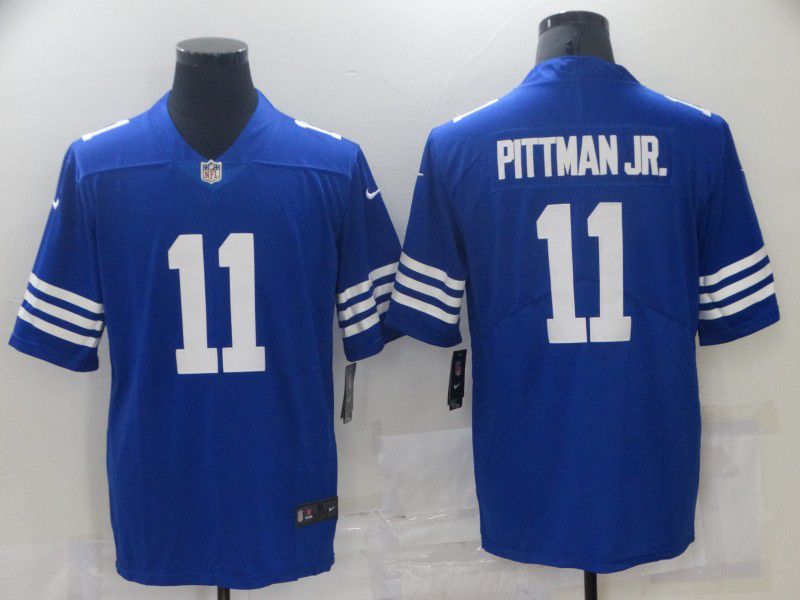 Men Indianapolis Colts 11 Pittman jr Blue Nike Vapor Untouchable Limited 2021 NFL Jersey Men Indianapolis Colts 11 Pittman jr Blue Nike Vapor Untouchable Limited 2021 NFL Jersey