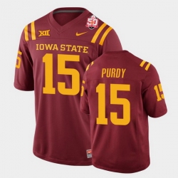 Men Iowa State Cyclones #15 Brock Purdy 2021 Fiesta Bowl Cardinal College Football Jersey Men Iowa State Cyclones #15 Brock Purdy 2021 Fiesta Bowl Cardinal College Football Jersey