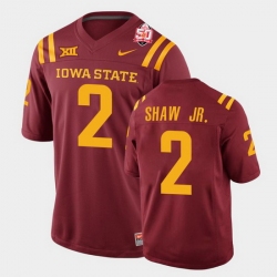 Men Iowa State Cyclones #2 Sean Shaw Jr. 2021 Fiesta Bowl Cardinal College Football Jersey Men Iowa State Cyclones #2 Sean Shaw Jr. 2021 Fiesta Bowl Cardinal College Football Jersey