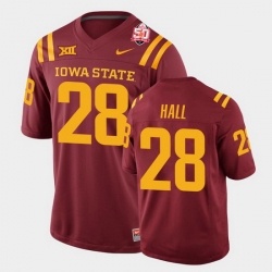 Men Iowa State Cyclones #28 Breece Hall 2021 Fiesta Bowl Cardinal College Football Jersey Men Iowa State Cyclones #28 Breece Hall 2021 Fiesta Bowl Cardinal College Football Jersey