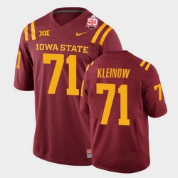 Men Iowa State Cyclones #71 Alex Kleinow 2021 Fiesta Bowl Cardinal College Football Jersey Men Iowa State Cyclones #71 Alex Kleinow 2021 Fiesta Bowl Cardinal College Football Jersey
