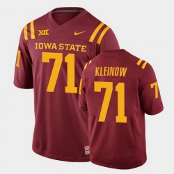 Men Iowa State Cyclones #71 Alex Kleinow College Football Cardinal Replica Jersey Men Iowa State Cyclones #71 Alex Kleinow College Football Cardinal Replica Jersey