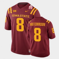 Men Iowa State Cyclones #8 Xavier Hutchinson 2021 Fiesta Bowl Cardinal College Football Jersey Men Iowa State Cyclones #8 Xavier Hutchinson 2021 Fiesta Bowl Cardinal College Football Jersey