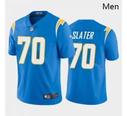 Men Los Angeles Chargers #70 Rashawn Slater White Blue 2021 Draft Jersey Men Los Angeles Chargers #70 Rashawn Slater White Blue 2021 Draft Jersey