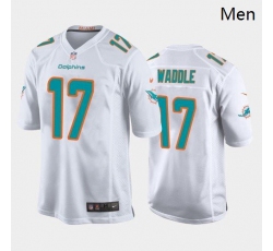 Men Miami Dolphins #17 Jaylen Waddle Aqua White 2021 Draft Jersey Men Miami Dolphins #17 Jaylen Waddle Aqua White 2021 Draft Jersey
