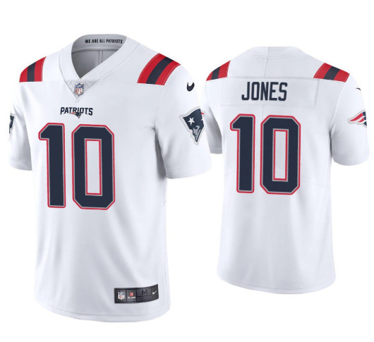 Men New England Patriots #10 Mac Jones White 2021 Draft Jersey Men New England Patriots #10 Mac Jones White 2021 Draft Jersey