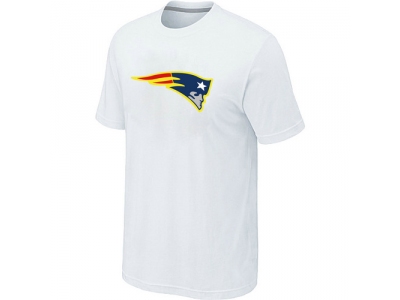 Men New England Patriots Neon Logo Charcoal White T-shirt