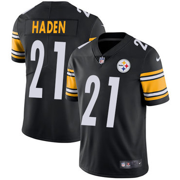 Men Nike Pittsburgh Steelers #21 Joe Haden Black Team Color Vapor Untouchable Limited Player NFL Jersey Men Nike Pittsburgh Steelers #21 Joe Haden Black Team Color Vapor Untouchable Limited Player NFL Jersey