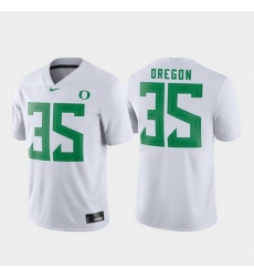 Men Oregon Ducks 35 White Game Football Jersey Men Oregon Ducks 35 White Game Football Jersey