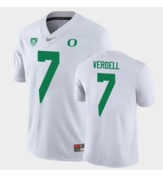 Men Oregon Ducks Cj Verdell Game White College Football Jersey Men Oregon Ducks Cj Verdell Game White College Football Jersey