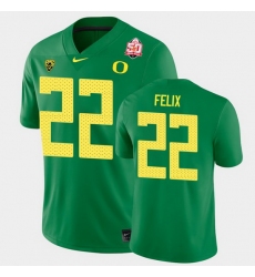 Men Oregon Ducks Darrian Felix 2021 Fiesta Bowl Green Game Jersey 0A Men Oregon Ducks Darrian Felix 2021 Fiesta Bowl Green Game Jersey 0A