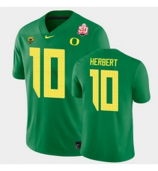 Men Oregon Ducks Justin Herbert 2021 Fiesta Bowl Green Game Jersey 0A Men Oregon Ducks Justin Herbert 2021 Fiesta Bowl Green Game Jersey 0A