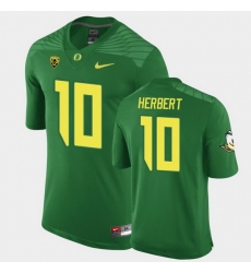 Men Oregon Ducks Justin Herbert Replica Green Game Football Jersey Men Oregon Ducks Justin Herbert Replica Green Game Football Jersey