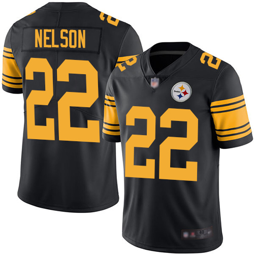 Men Pittsburgh Steelers #22 Steven Nelson Black Rush Vapor Untouchable Limited Jersey Men Pittsburgh Steelers #22 Steven Nelson Black Rush Vapor Untouchable Limited Jersey